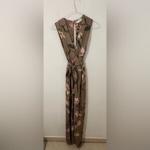 Mango Long Jumpsuit size US XXS- flower design